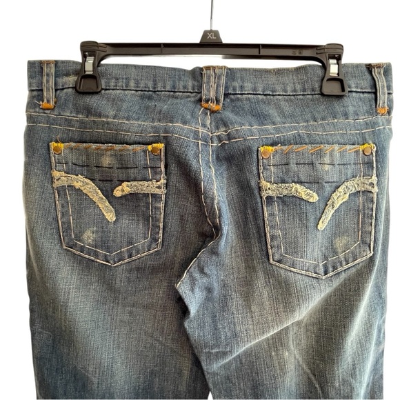 Joe's Jeans Blue Flare Wide Leg Denim - Picture 7 of 8